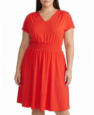  Women's Plus Minetta Liquid Jersey Dress