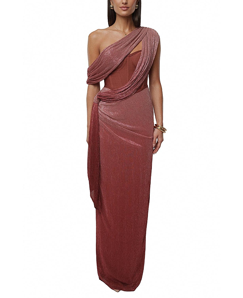 Jluxlabel Celestina Draped Maxi Dress