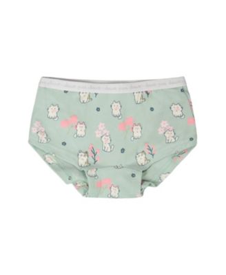 Girls' Organic Cotton Kitten Boyshort Panty - Little Kid, Big Kid