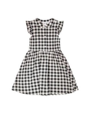  Girls' Classic Sleeveless Gingham Button Down Dress - Little Kid