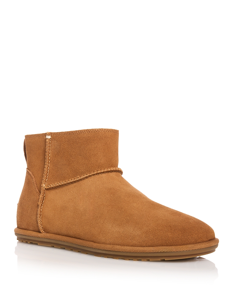 Ugg Women's Classic Mini Leather Deconstructed Booties