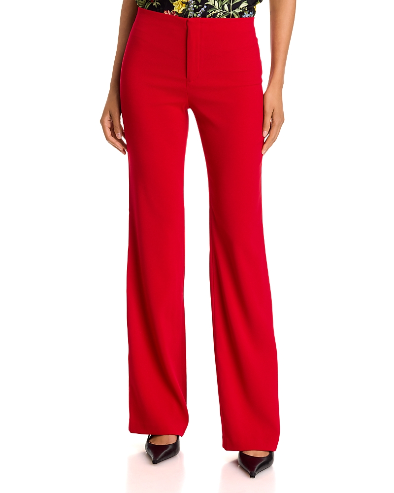Alice and Olivia Teeny Low Rise Flare Leg Pants