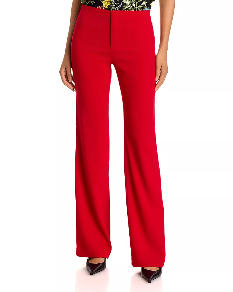 Alice and Olivia Teeny Low Rise Flare Leg Pants
