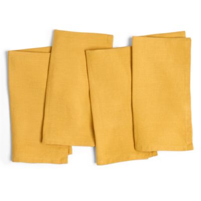 Linen Dinner Napkins, Set of 4