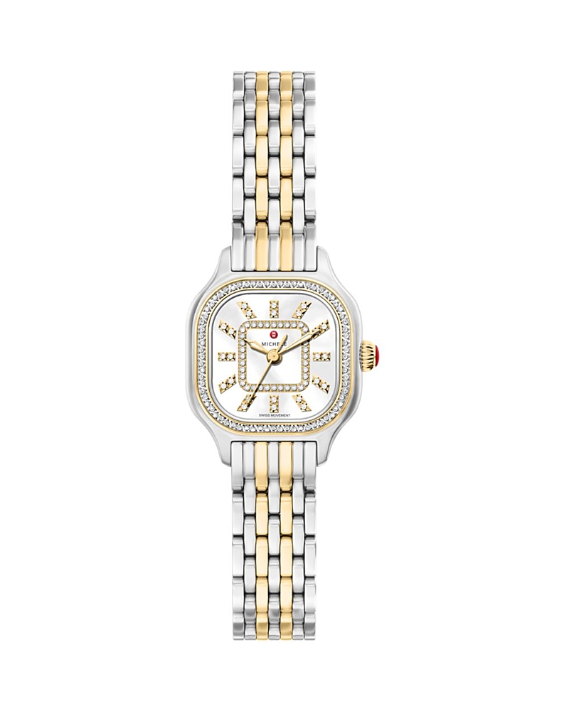 Michele Meggie Mini Watch, 25mm X 23mm In Metallic