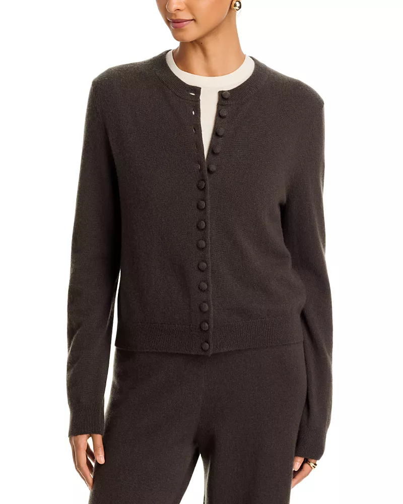Lisa Yang Wilona Cashmere Button Front Sweater