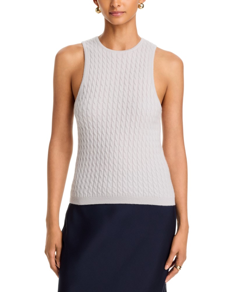 Lisa Yang Iora Cashmere Tank Top in Seashell