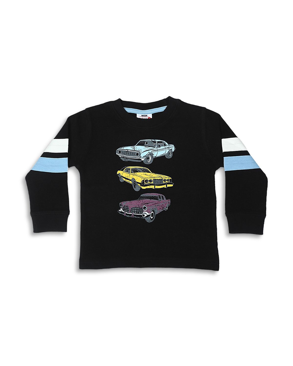 Mish Mish Boys' Car Taping Thermal Tee - Little Kid