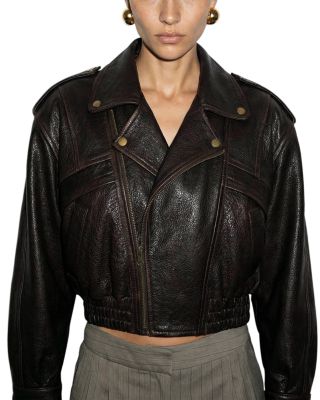 Medea Leather Moto Jacket
