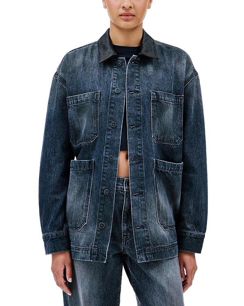 Slvrlake Oversized Worker Denim Jacket