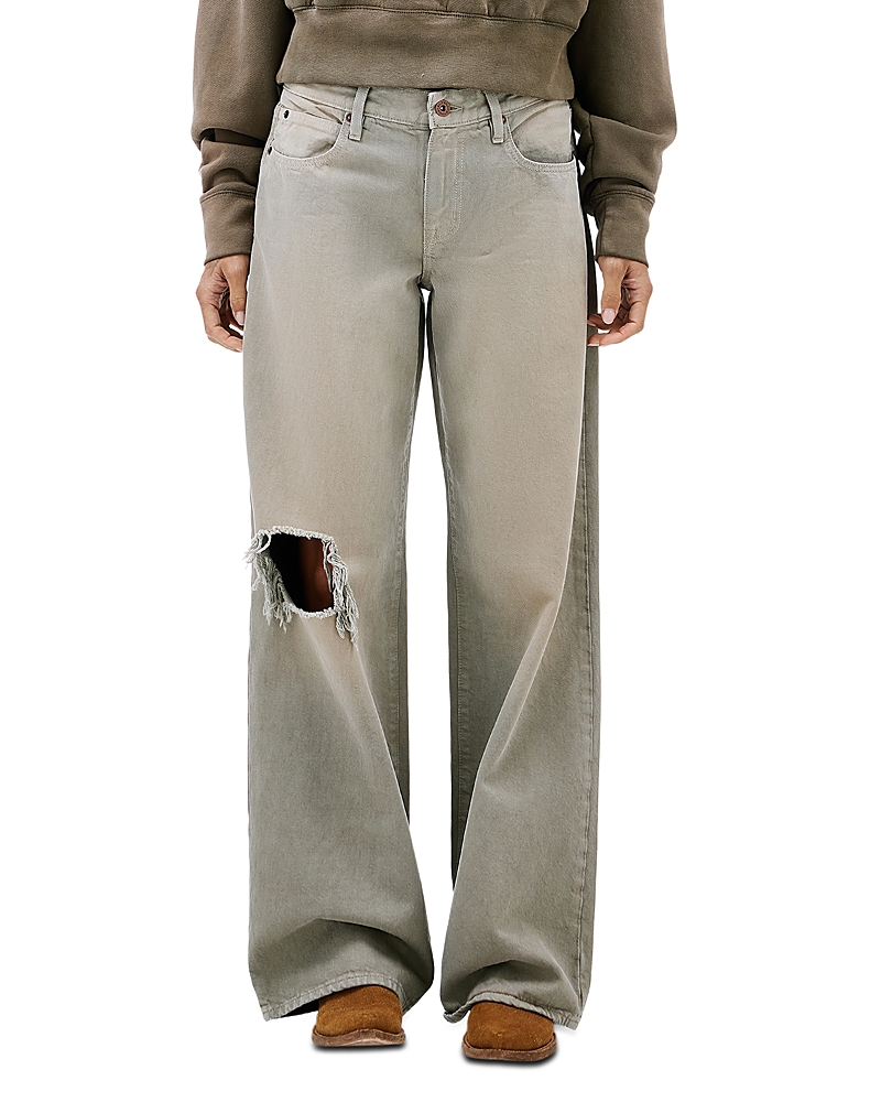 Slvrlake Mica High Rise Wide Leg Jeans in Lost Palms