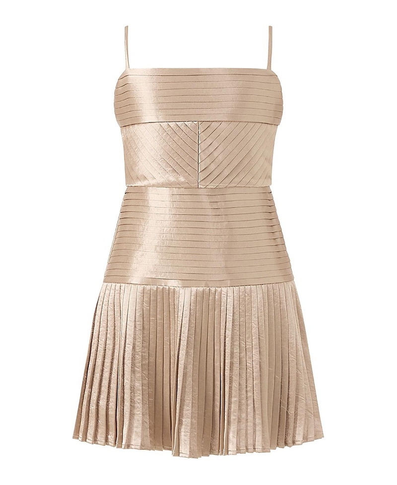 Marlo Kids Girls' Jasmine Pleated Mini Dress - Little Kid, Big Kid