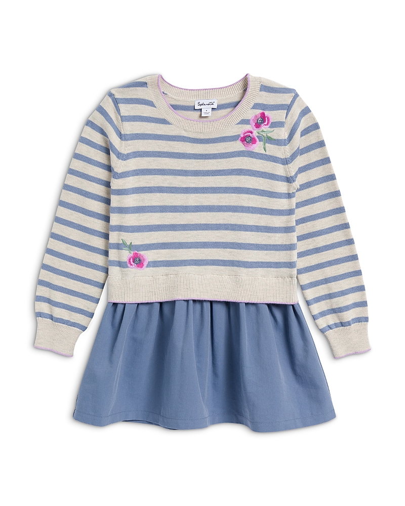 Splendid Girls' Sage Flower Dress - Little Kid