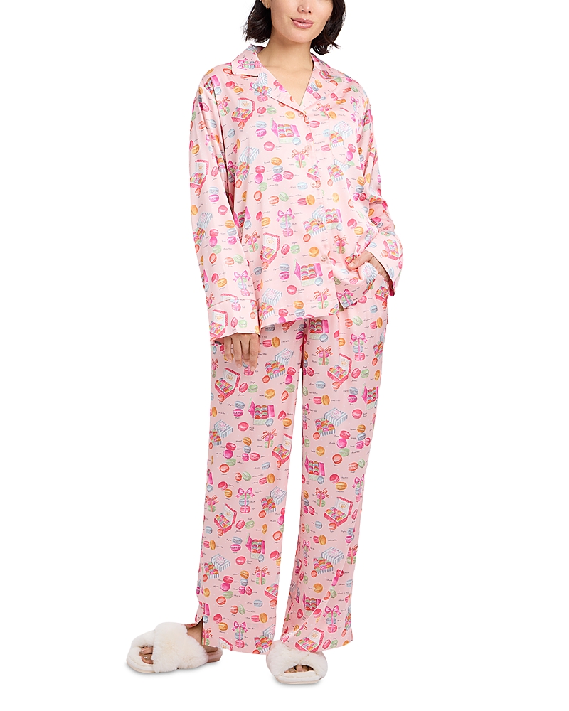 Nick & Nora Dream Wave Satin Long Sleeve Pajama Set
