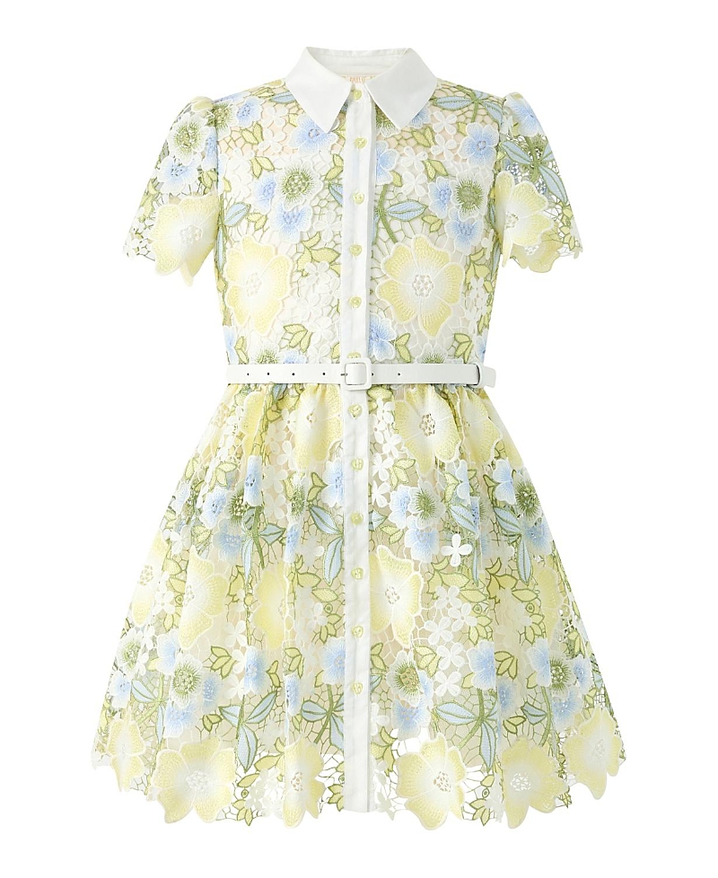 Marlo Kids Girls' Vienna Embroidered Mini Dress - Little Kid, Big Kid