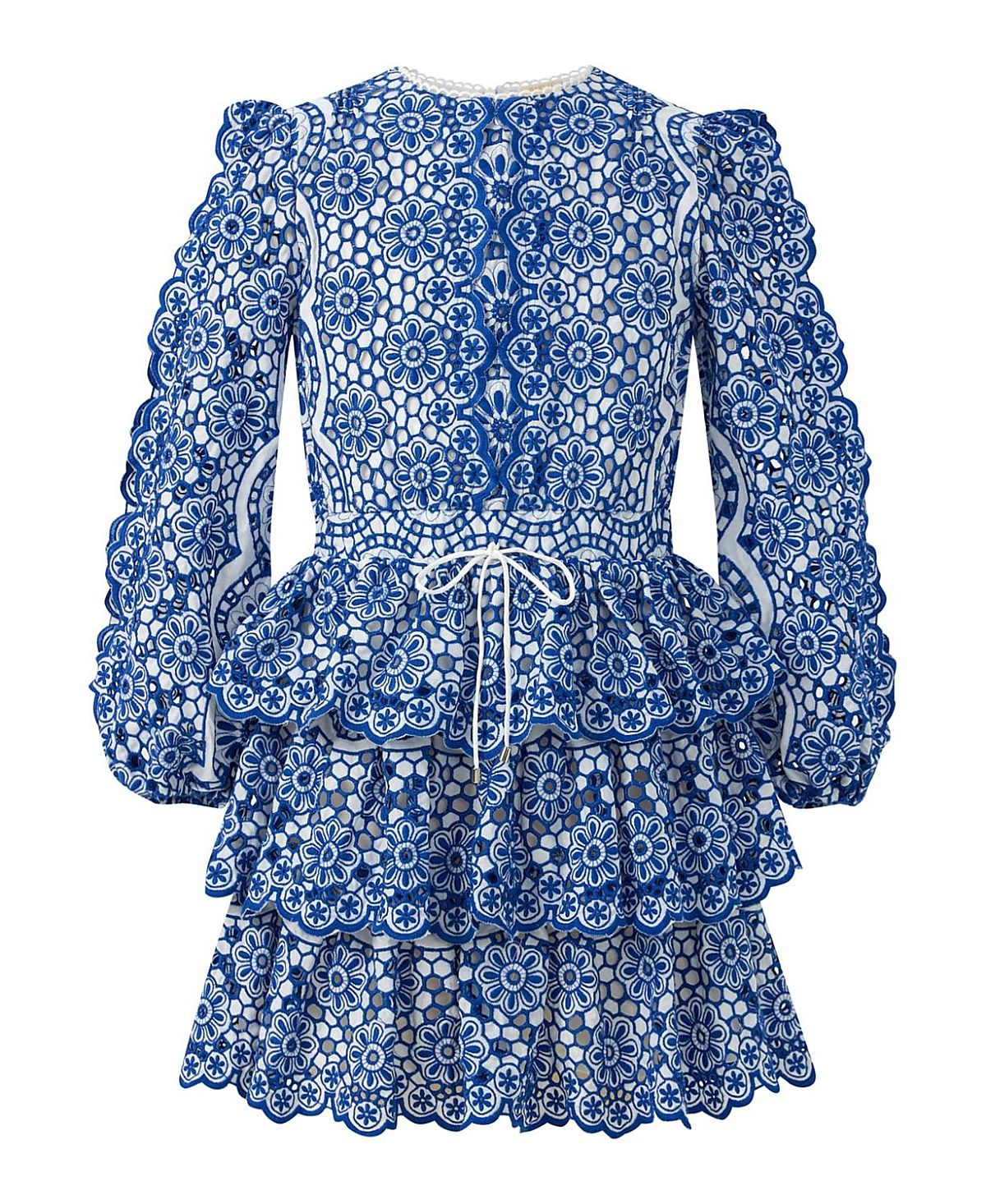 Marlo Kids Girls' Skyla Sleeve Embroidered Mini Dress - Little Kid, Big Kid