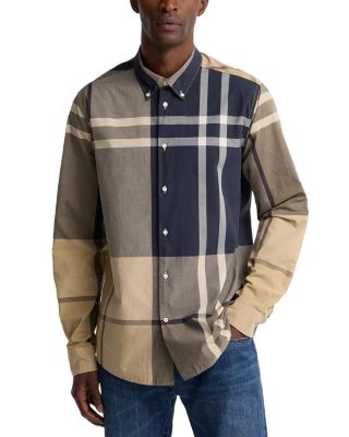 Oversized Birchwood Tartan Cotton Shirt 