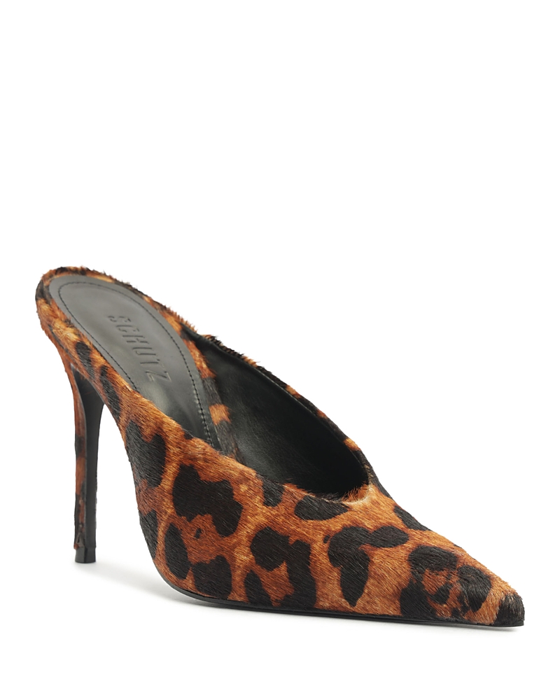 Schutz Women's Loren Calf Hair Pointed Pumps