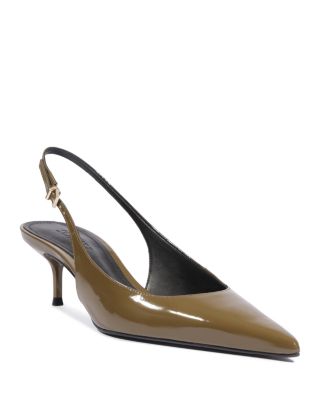 Schutz Women's Paola Patent Mid Pointed Pumps