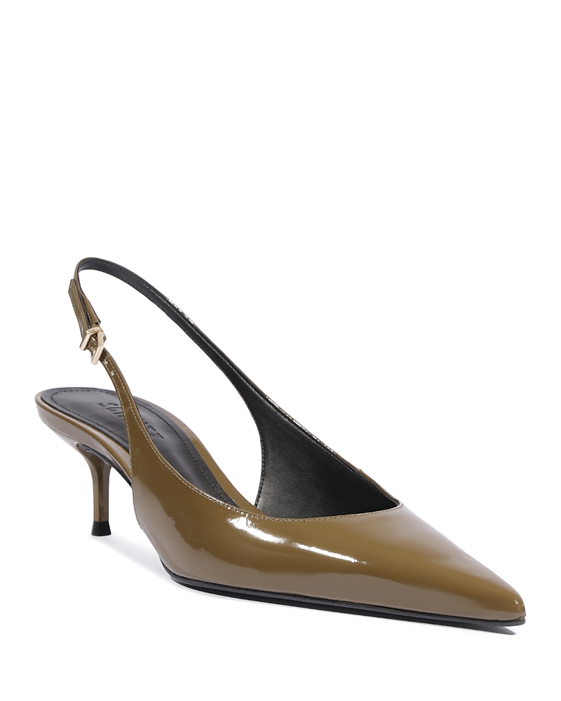 Schutz Women's Paola Patent Mid Pointed Pumps
