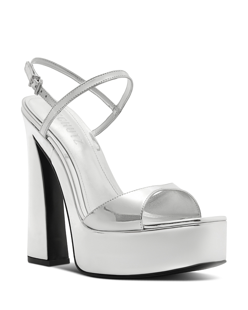 Schutz Women's Arlene Patent Platform Sandals
