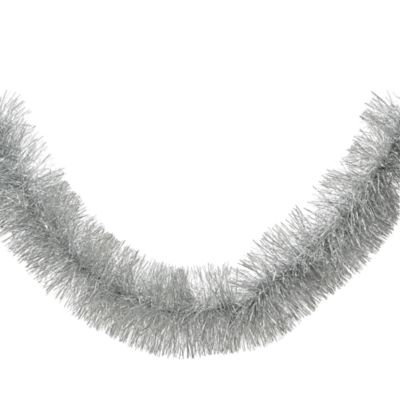 Silver Tinsel Garland