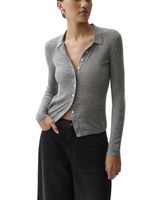 Korey Fitted Rib Cardigan