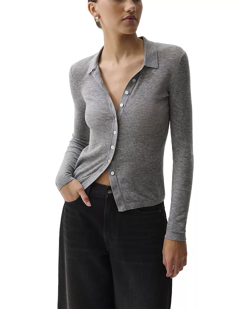 Pistola Korey Fitted Rib Cardigan