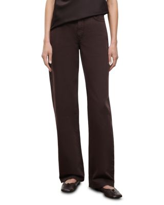 Leo High Rise Straight Jeans in Earth