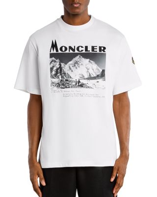 Moncler Cotton Photo Print Crewneck T-Shirt