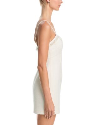 Sue Embellished Neck Mini Dress