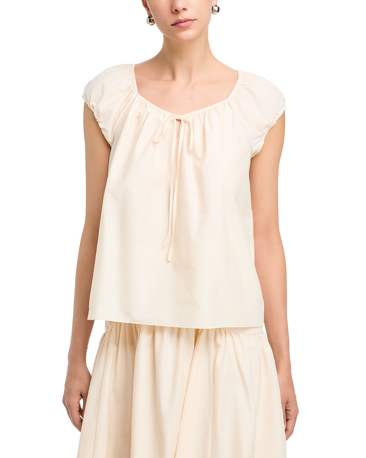Theory Tie Front Top