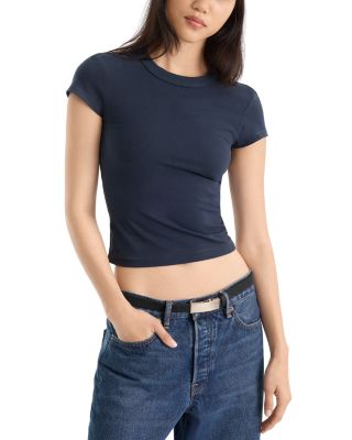 The Cap Sleeve Cotton Stretch Tee