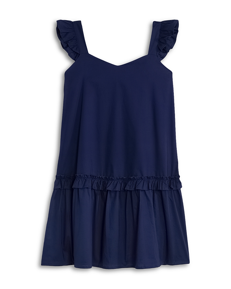 Aqua Girls' Short Sleeved Mini Dress, Little Kid, Big Kid - Exclusive