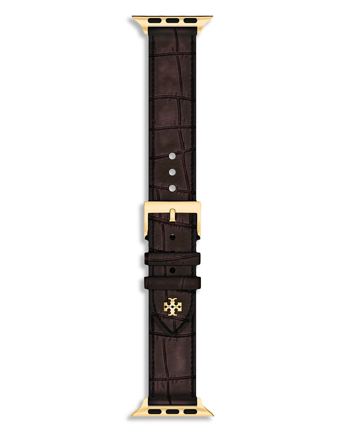 Tory Burch Kira Brown Leather Band for Apple Watch, 38-46mm