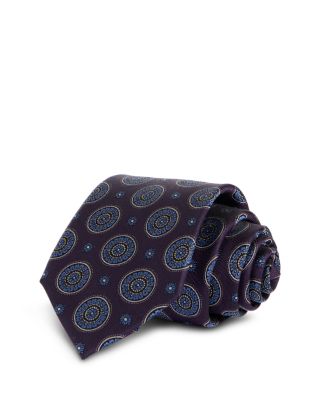 Silk Classic Floral Medallion Tie - Exclusive
