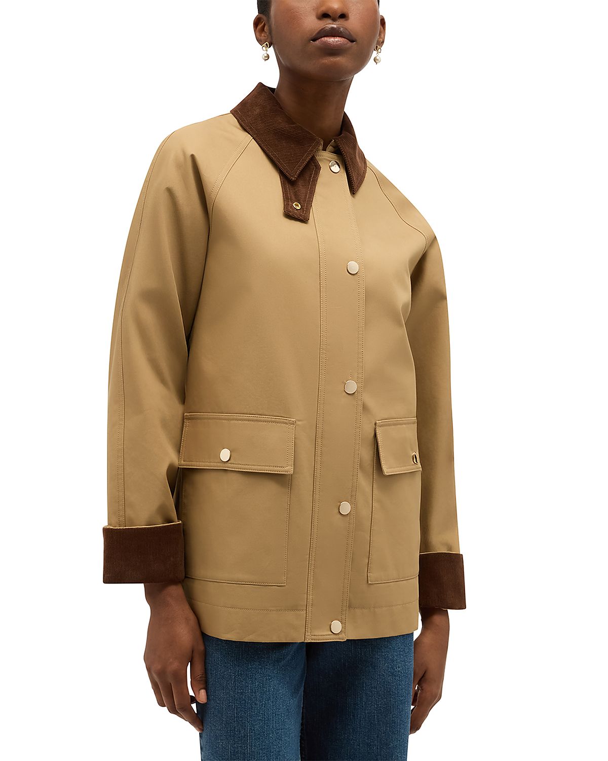 Hobbs London Gabby Cotton Barn Jacket