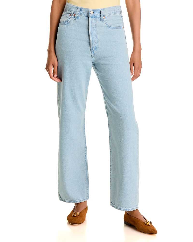 Levi's Ribcage Wide Leg H223 Jeans in Of Course Stone