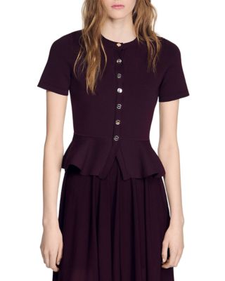 Judith Peplum Knit Maxi Dress - thumbnail 3