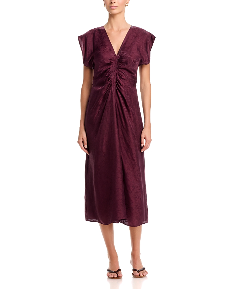 Johnny Was Delcie V Neck Midi Dress