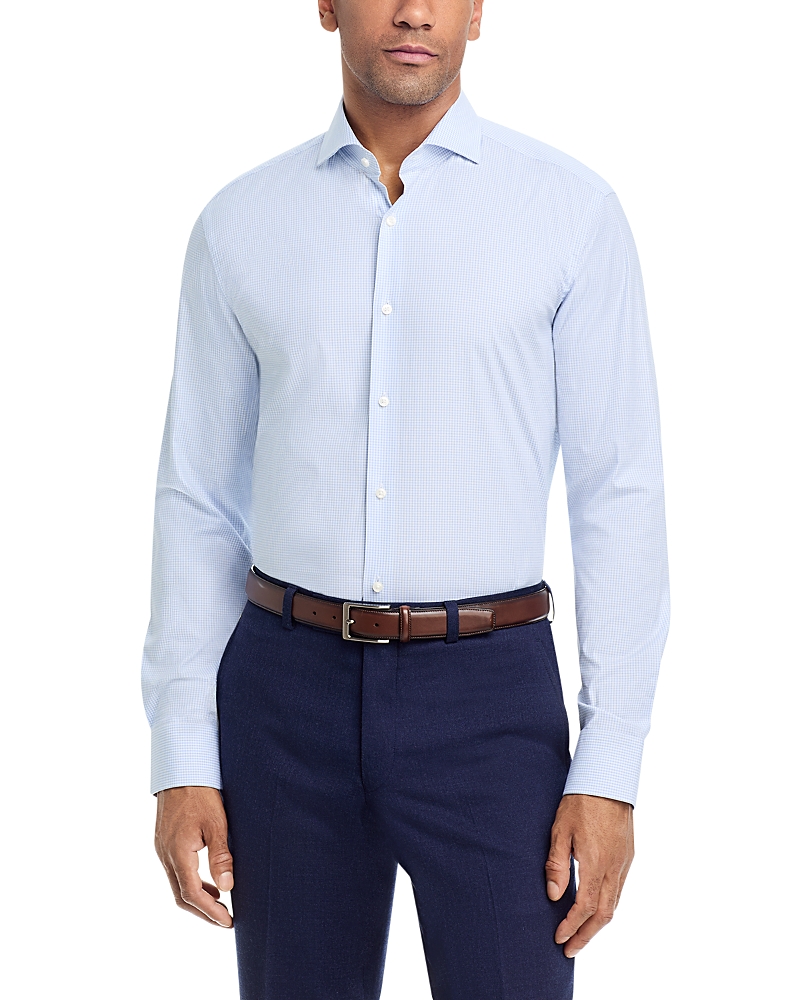 Boss Joe Checked Regular Fit Dress Shirt