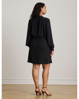 Double Breasted Georgette Dress - thumbnail 8