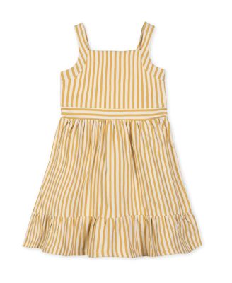  Girls' Organic Knit Tank Sundress with Flounce - Little Kid, Big Kid