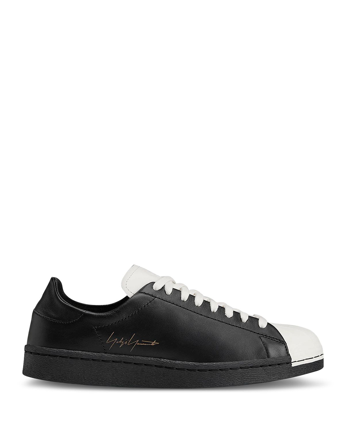 Y-3 Men's Superstar Leather Lace Up Sneakers