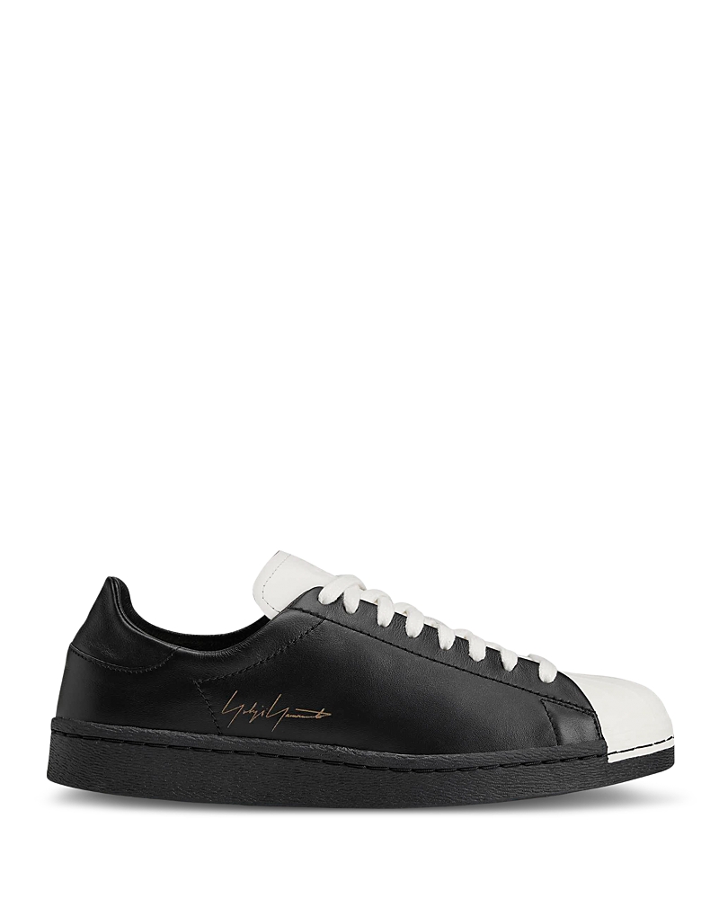 Y-3 Men's Superstar Leather Lace Up Sneakers