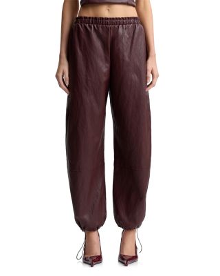 Faux Leather Balloon Pants