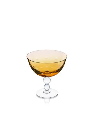 Bubbles Amber Footed Cup