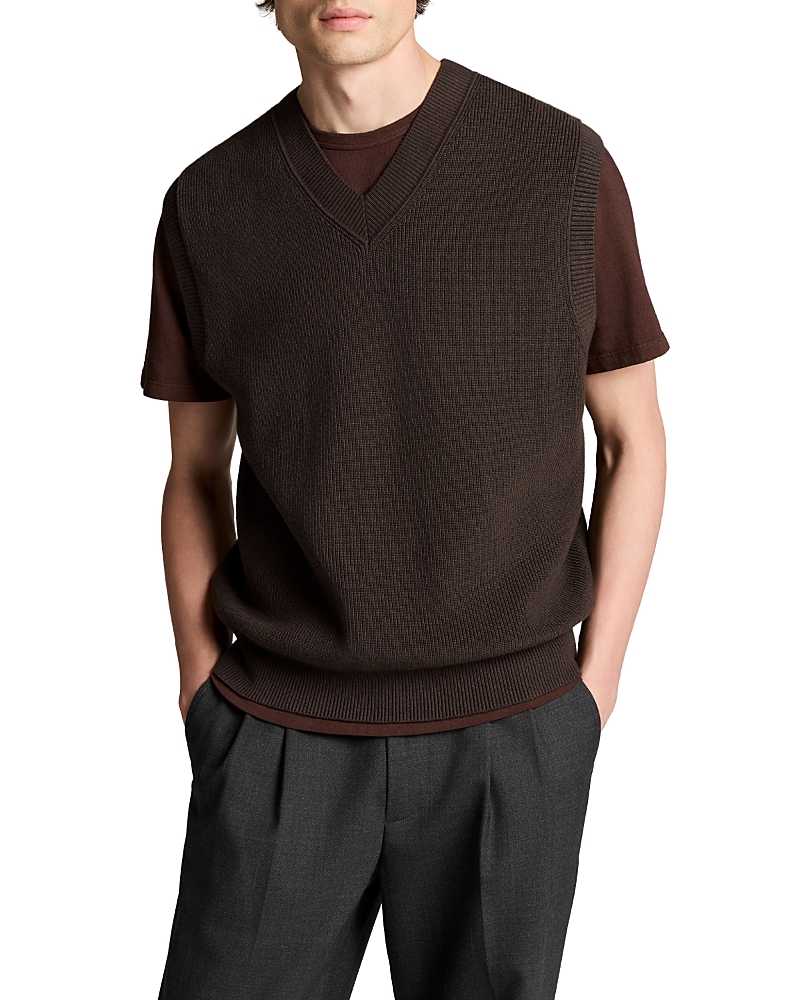 Vince Heirloom Cotton Blend Shaker Vest