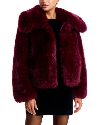 Faux Fur Collar Jacket - Exclusive - thumbnail 3