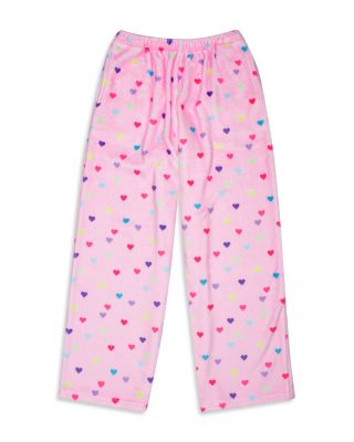 Girls' Heart Confetti Printed Plush Pants - Little Kid, Big Kid